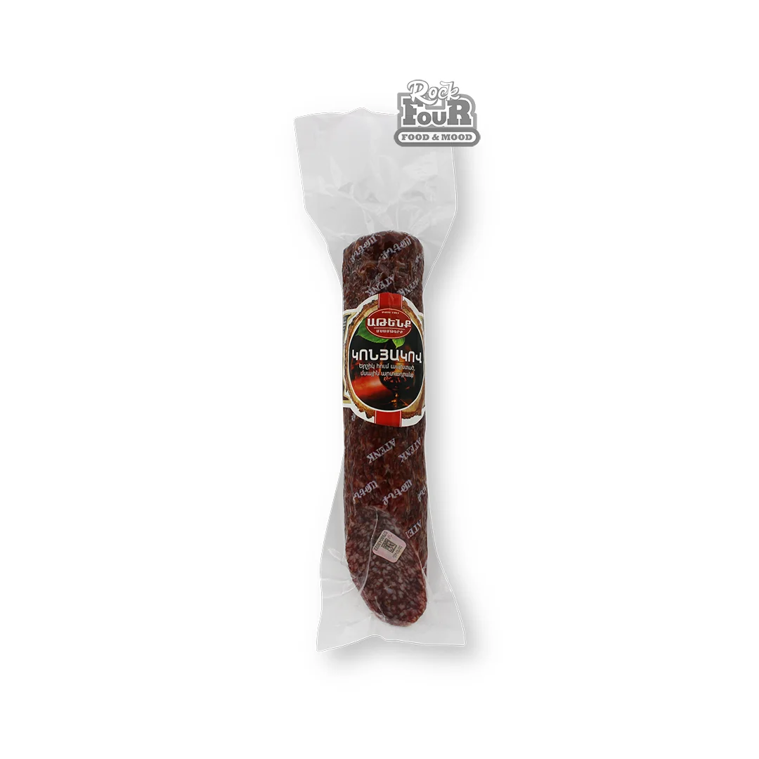 Raw smoked sausage "Atenk Cognac" 200g